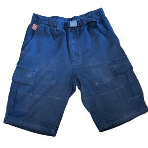 Empyre Relax Cargo Shorts Men’s Medium Black Skate Utility Buckle Belt Boarder